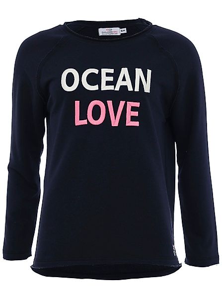 Zwillingsherz Langarmshirt mit "Ocean Love"-Aufdruck und günstig online kaufen
