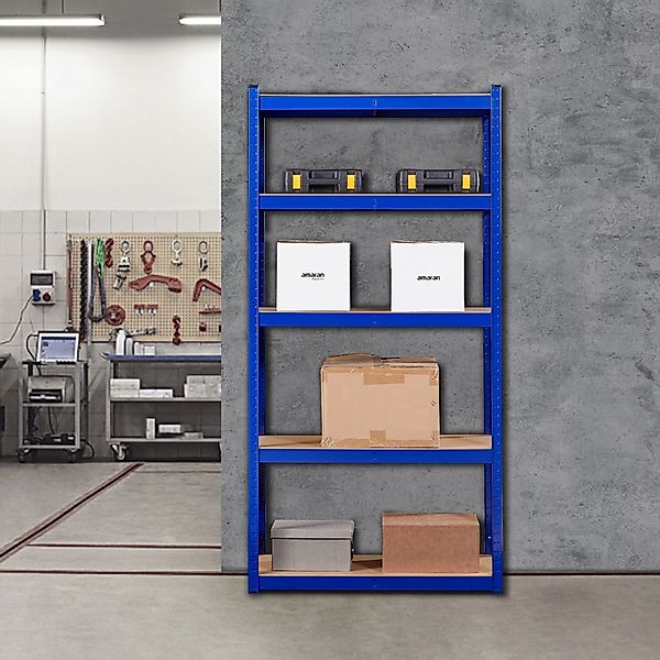 Arebos Schwerlastregal 180x90x30 cm, 5 Böden, günstig online kaufen