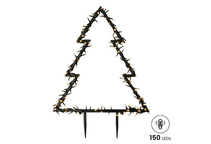 Gartenpirat LED Dekoobjekt Tanne Metallrahmen LED-Beleuchtung Weihnachtdeko günstig online kaufen