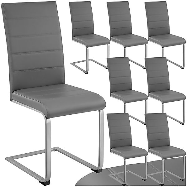 tectake Esszimmerstuhl Set Schwingstuhl (Set, 8 günstig online kaufen