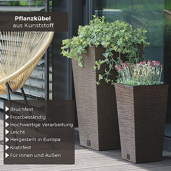 Annastore Pflanzkübel Pflanztopf aus Kunststoff - günstig online kaufen