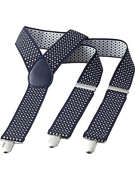 Jan Vanderstorm Hosenträger IBERT in modernem Rautenmuster günstig online kaufen