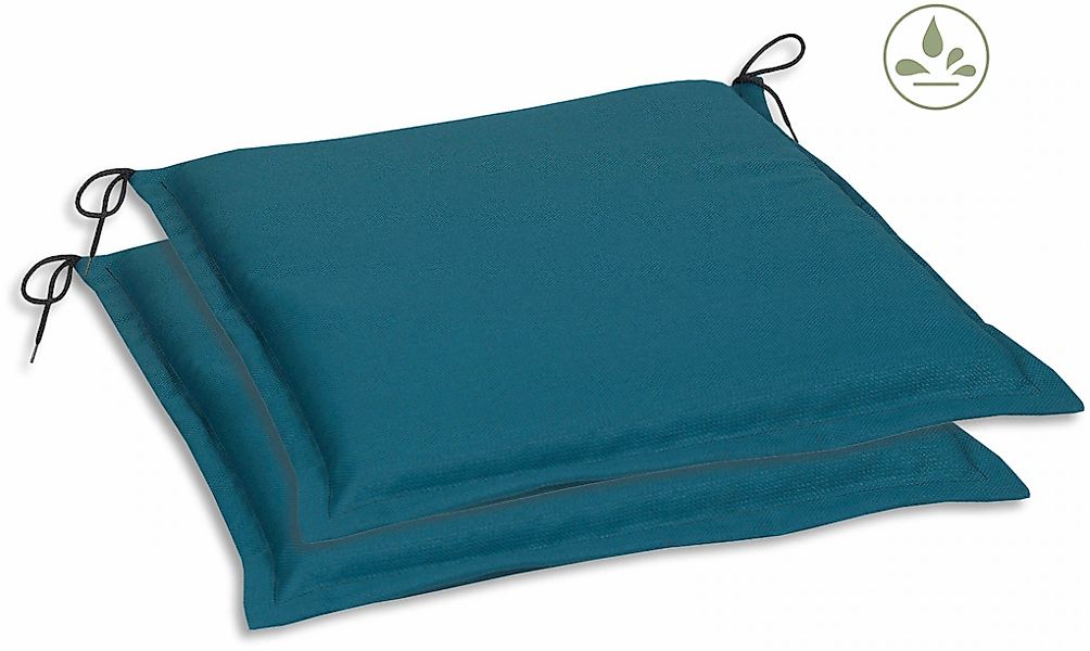 GO-DE Sitzkissen "Dora", 2er Set, 47x5x45 cm, wasserabweisend günstig online kaufen
