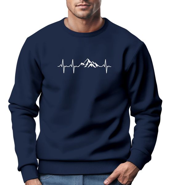 Neverless Sweatshirt Sweatshirt Herren Wandern Berge günstig online kaufen