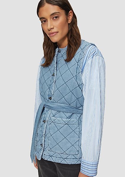 s.Oliver Funktionsjacke Steppweste aus Denim im günstig online kaufen