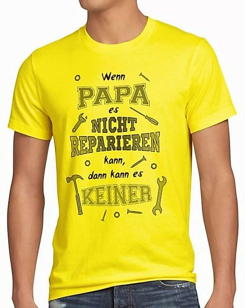 style3 T-Shirt Wenn Papa nicht reparieren kann es keiner Shirt Spruch Funsh günstig online kaufen