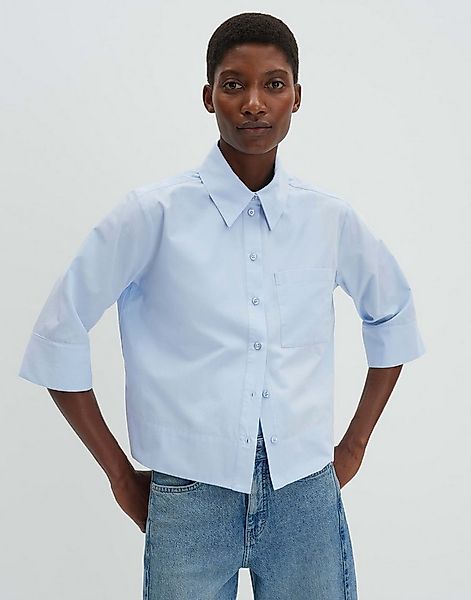 someday Kurzarmbluse Zarba bold Weite Passform, aufgesetzte Tasche und Rück günstig online kaufen