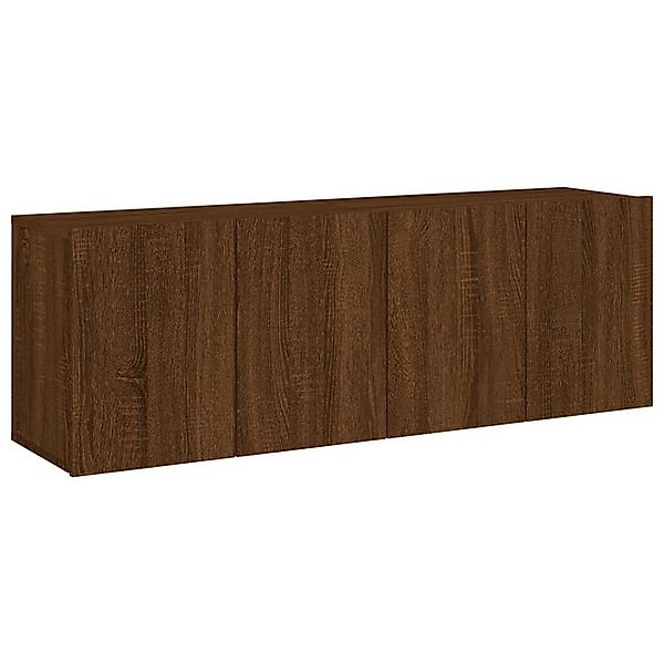 vidaXL TV-Schrank TV-Wandschränke 2 Stk. Braun Eichen-Optik 60x30x41 cm günstig online kaufen