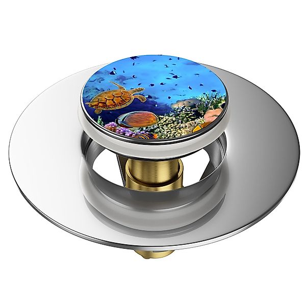 Sanilo Waschbeckenstöpsel Pop-Up Ocean, hochwertig, universell, günstig online kaufen