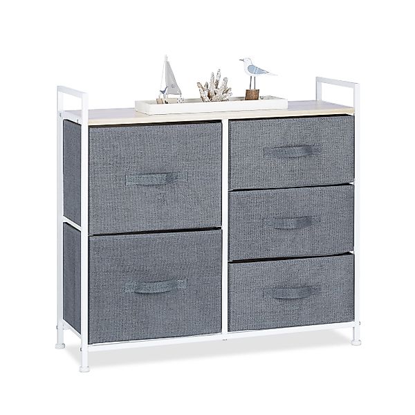 relaxdays Standregal Regalsystem verschiedene Varianten grau, günstig online kaufen