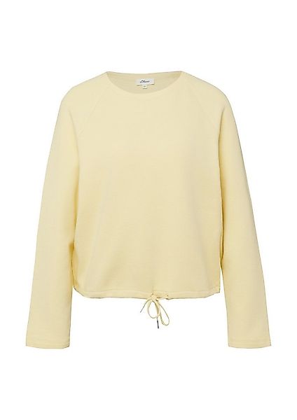 s.Oliver Sweatshirt Sweatshirt Sweatshirt im Relaxed Fit mit Rückenprint günstig online kaufen