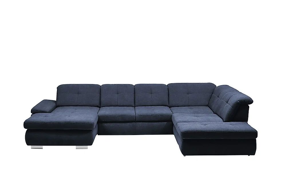 Lounge Collection Wohnlandschaft Flachgewebe  Affair ¦ blau ¦ Maße (cm): B: günstig online kaufen