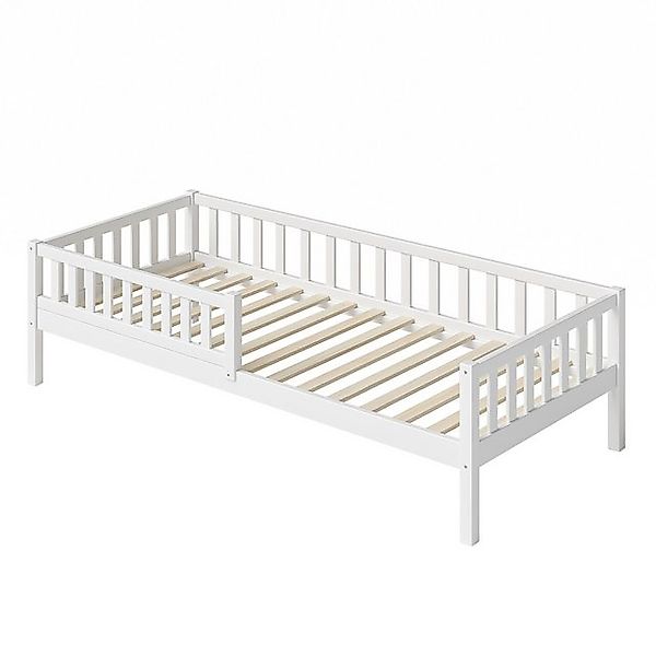 Bellabino Kinderbett Vils (Bett 90x200 cm, weiß lackiert), mit Lattenrost, günstig online kaufen