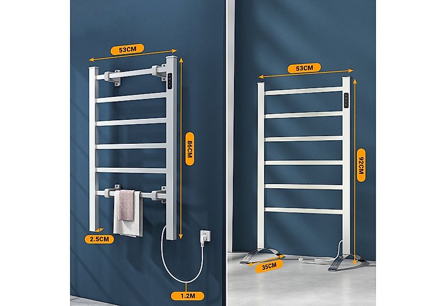 Clanmacy Elektrischer Badheizkörper Handtuchhalter Heizkörper mit Timing Th günstig online kaufen