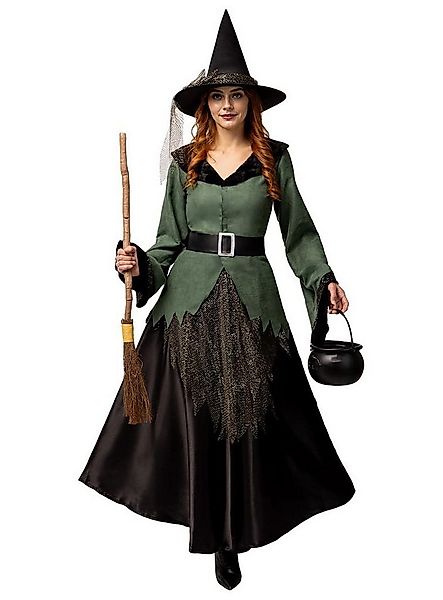 Funidelia Hexen-Kostüm Zauberhafte Hexe Kostüm - Halloween Kostüm Damen, Hü günstig online kaufen