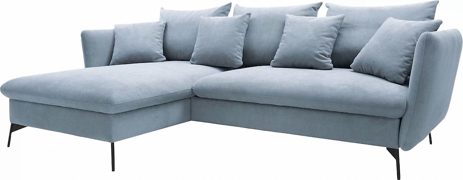 andas Ecksofa »LIVORNO,258 cm, L-Form,«, Schlaffunktion u. Bettkasten (139/ günstig online kaufen
