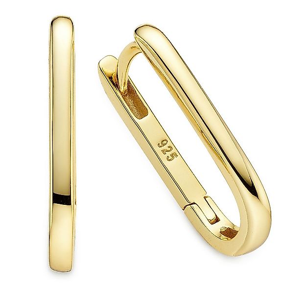 Aniston JEWELRY & WATCHES Paar Creolen Schmuck Geschenk Silbercreole gelbgo günstig online kaufen