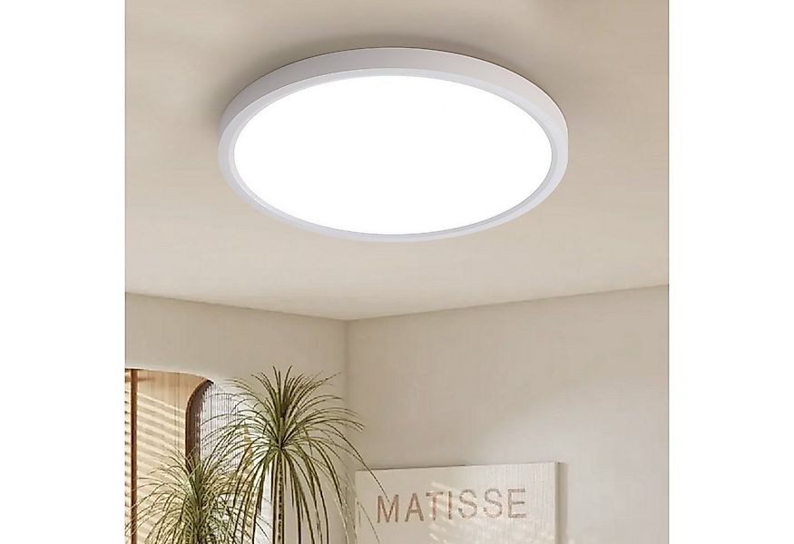 JDONG LED Deckenleuchte 24W/36W/54W/72W Weiße Deckenlampe Rund, LED LAMP, 3 günstig online kaufen