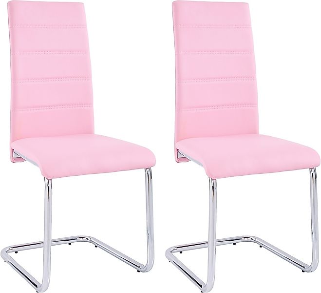 INOSIGN Freischwinger "Adora" (Set) 4 Stk.(2 oder 4 Stück) Bezug in Kunstle günstig online kaufen