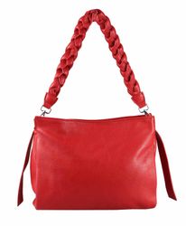 ITALYSHOP24 Schultertasche Damen Tasche Shopper FLECHTOPTIK günstig online kaufen