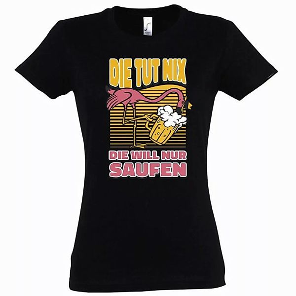 Youth Designz T-Shirt "Die Tut Nix, Die Will Nur Saufen" Damen Shirt mit tr günstig online kaufen