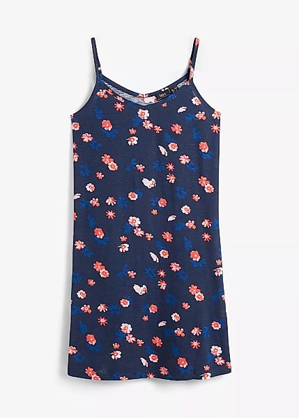 Jersey-Kleid mit Blumendruck günstig online kaufen