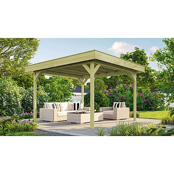 weka Holzpavillon "Gartenlaube 657 Gr.2", Schutz vor Regen, Wind und Sonne günstig online kaufen
