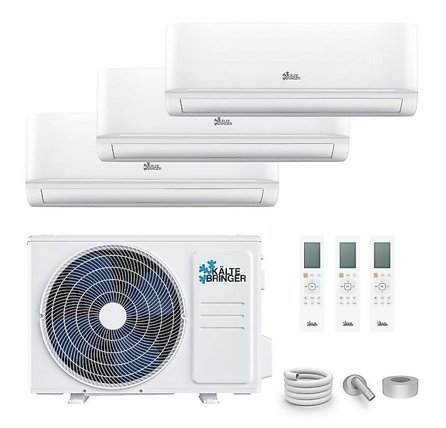 Kältebringer Split-Klimagerät, Multisplit Klimaanlage mit 3 Innengeräten günstig online kaufen