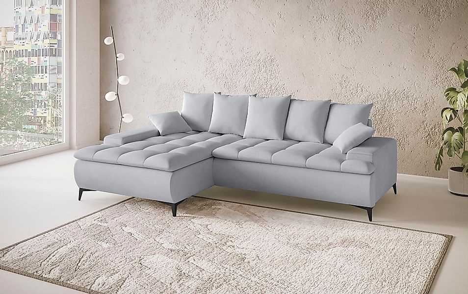 Mr. Couch Ecksofa »Haiti III, L-Form«, Mit Kaltschaum, bis 140 kg belastbar günstig online kaufen