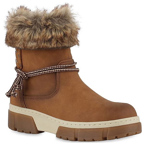 VAN HILL 840732 Schnürstiefelette Damen Gefütterte günstig online kaufen