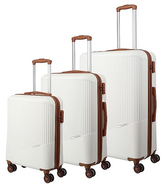 travelite Trolleyset BALI 3-teilig Hartschale, 4 Rollen, (Set, 3 tlg., Hart günstig online kaufen