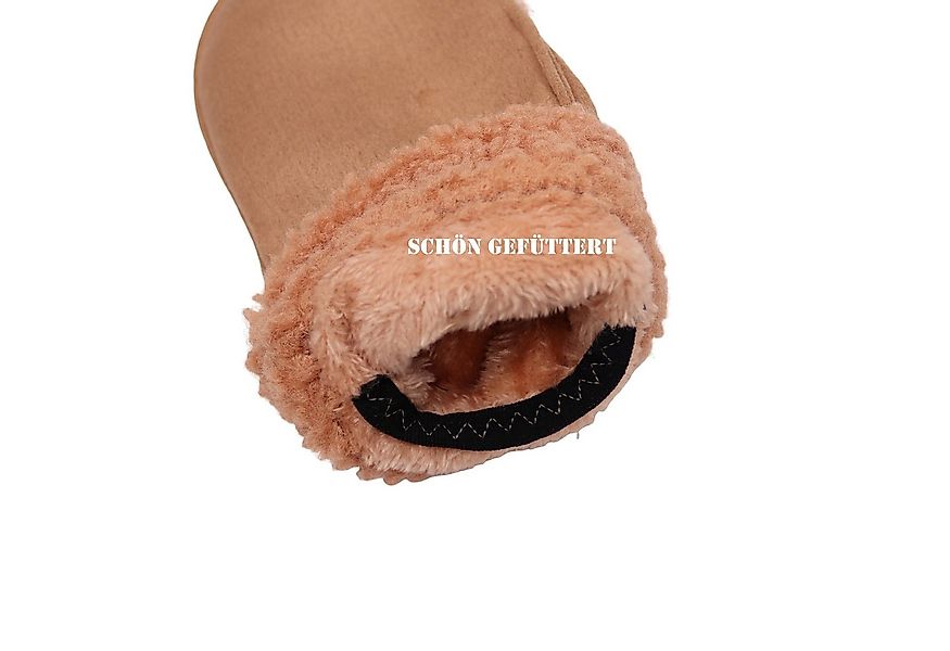 MIRROSI Thermohandschuhe Damen Handschuhe 2 in 1 mit klapppbare Manschette günstig online kaufen