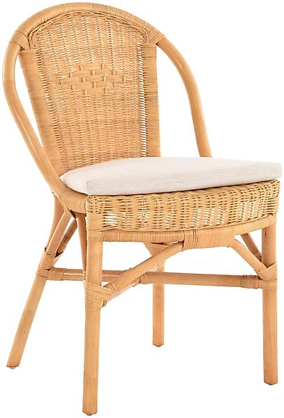 Krines Home Küchenstuhl Esszimmerstuhl Klassik Korb günstig online kaufen