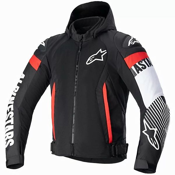 Alpinestars Motorradjacke Alpinestars Zaca Air Jacke schwarz / weiss / rot- günstig online kaufen