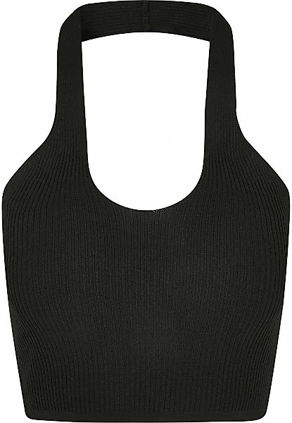 URBAN CLASSICS Tanktop "Urban Classics Damen Ladies Rib Knit Crossed Neckho günstig online kaufen