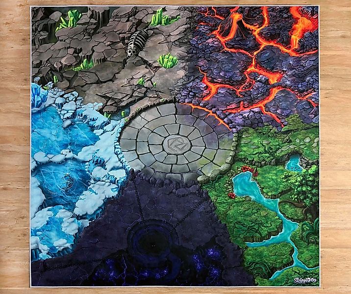 SkippiDoo Kinderteppich Spielteppich Kinderteppich Fantasy World für z.B. S günstig online kaufen