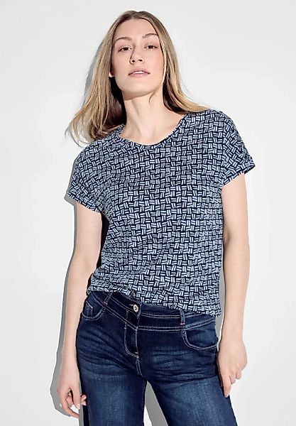 Cecil T-Shirt mit Minimalprint günstig online kaufen