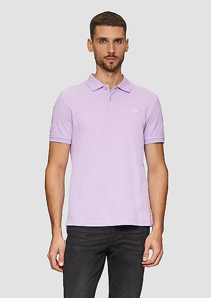 s.Oliver Kurzarmshirt Polo-Shirt Poloshirt aus Baumwollpiqué günstig online kaufen