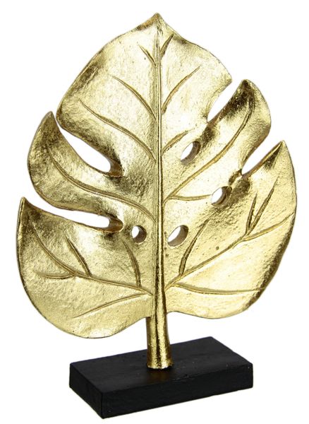 I.GE.A. Dekofigur "Splitphilo-Blatt Statue" Blattskulptur Figur Skulpturen günstig online kaufen