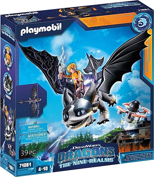 Playmobil® Dragons: The Nine Realms - Thunder & Tom (71081) Konstruktions-S günstig online kaufen