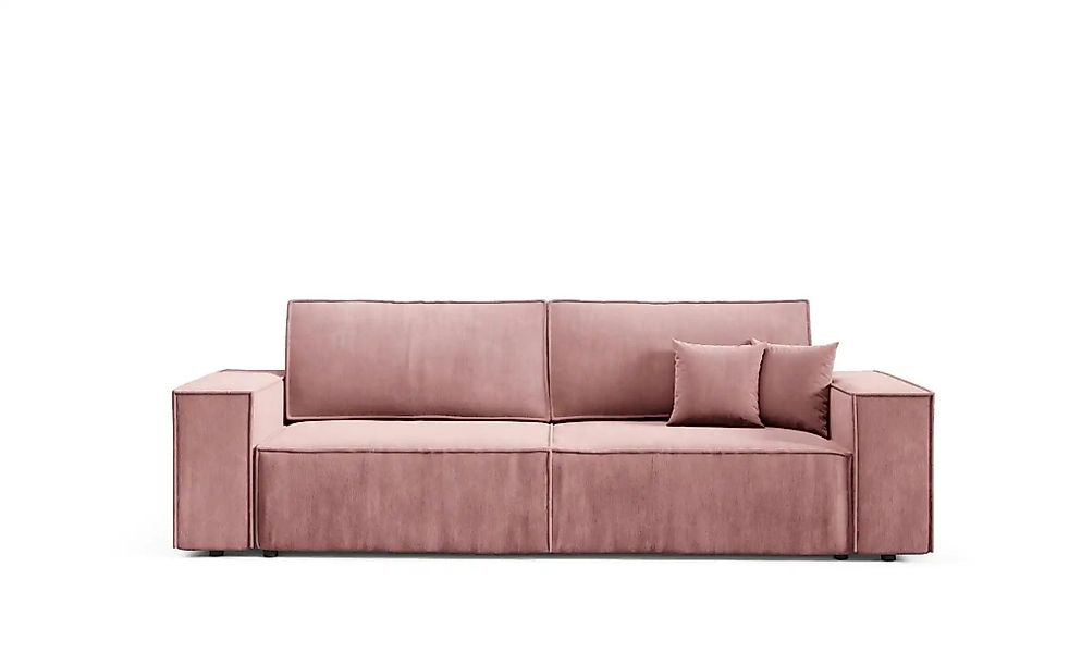 Einzelsofa mit Schlaffunktion Mille ¦ rosa/pink ¦ Maße (cm): B: 255 H: 88 P günstig online kaufen