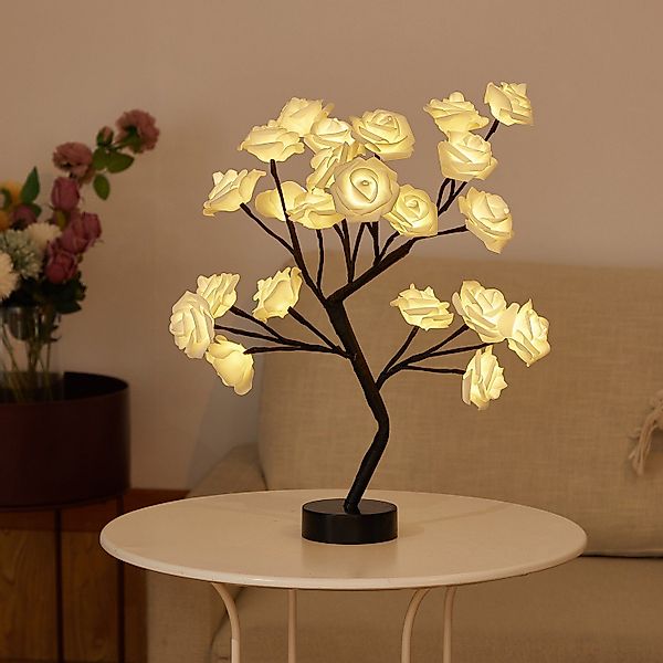 Rosnek LED Tischleuchte LED Tisch-Bonsai-Baum Nachtlicht, günstig online kaufen