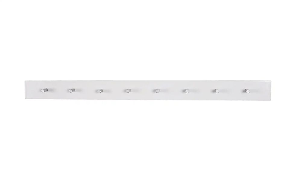 Garderobenleiste  Heimsheim ¦ weiß ¦ Metall ¦ Maße (cm): B: 80 H: 4 T: 6.0 günstig online kaufen