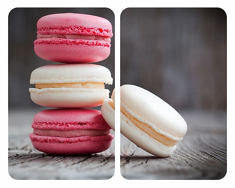 WENKO Herd-Abdeckplatte "Universal Modell Macarons", (Set, 2 tlg.), Herdabd günstig online kaufen