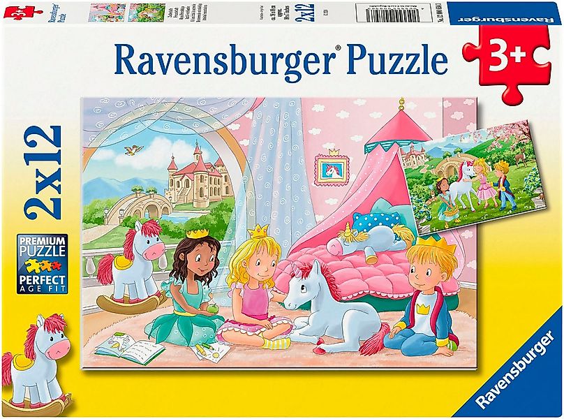 Ravensburger Puzzle Zauberhafte Freundschaft, 24 Puzzleteile, 2x12 Teile, M günstig online kaufen