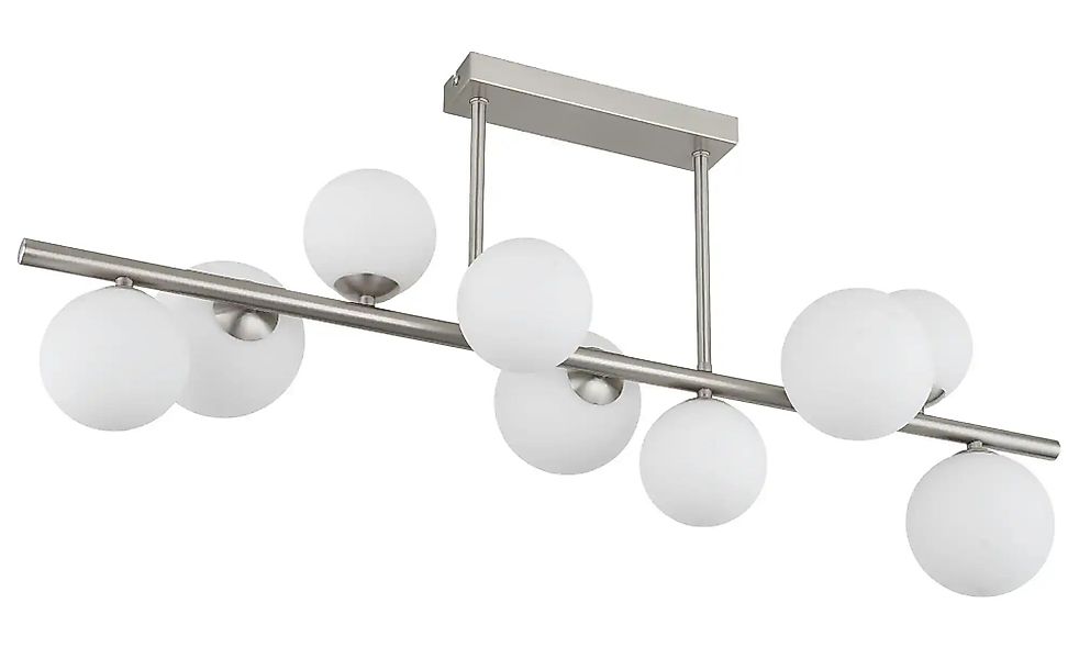 Globo Lighting Deckenleuchte  Riha ¦ silber ¦ Maße (cm): B: 87 H: 37 T: 28. günstig online kaufen