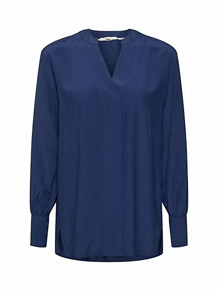 Esprit Langarmbluse Bluse mit V-Neck, LENZING™ ECOVERO™ günstig online kaufen