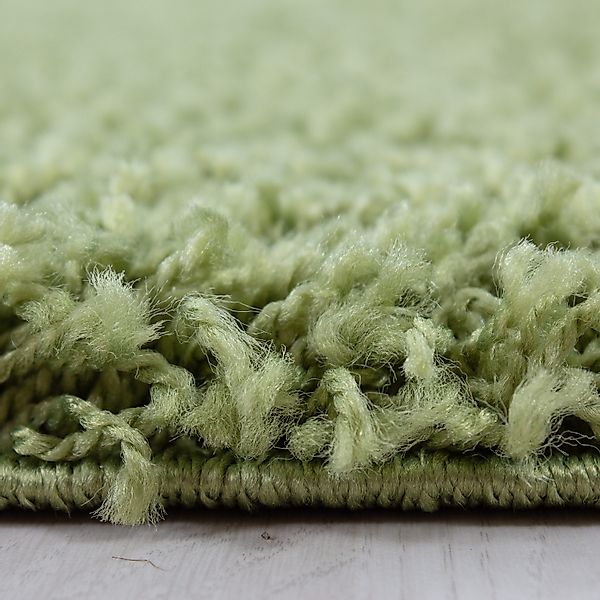 Carpettex Hochflor-Teppich Unicolor - Einfarbig, Rund, günstig online kaufen
