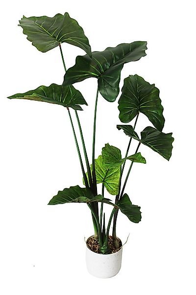 Kunstpflanze Künstliches Elefantenohr Deko Pflanze Zimmerpflanze Alocasia S günstig online kaufen