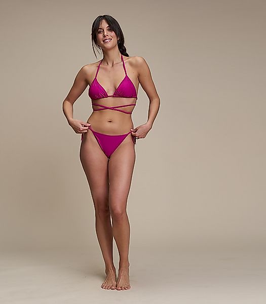 Bikini Mit Triangle-oberteil Aus Recyceltem Stoff günstig online kaufen